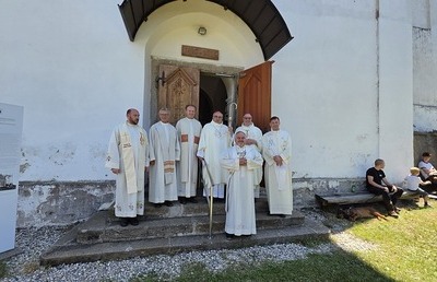 Erzbischof Alojzij Cvikl und Diözesanbischof Wilhelm Krautwaschl feierten in St. Pongratzen