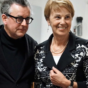 Fest 20 + 1 Jahre HörBibliothek Mariahilf im März 2019 / Foto: HörBibliothek Mariahilf Schauspieler Johannes Silberschneider und Leiterin der HörBibliothek Mariahilf Christa Wiener-Pucher