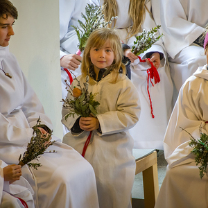 Palmweihe wird zu einem lebendigen Gottesdienst.